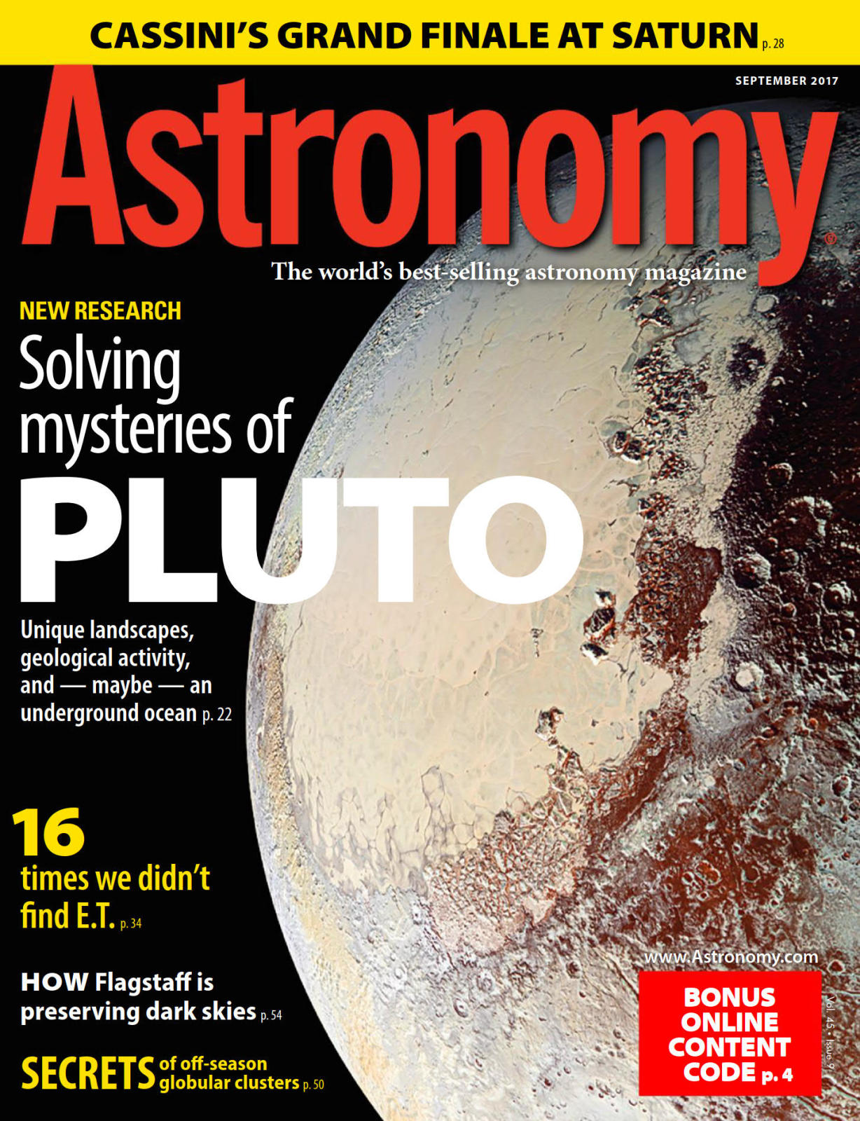 Astronomy 天文学杂志 SEPTEMBER 2017